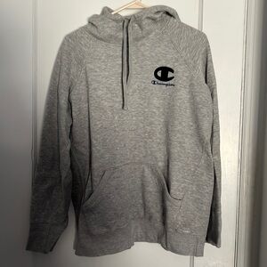 Light grey champion hoodie